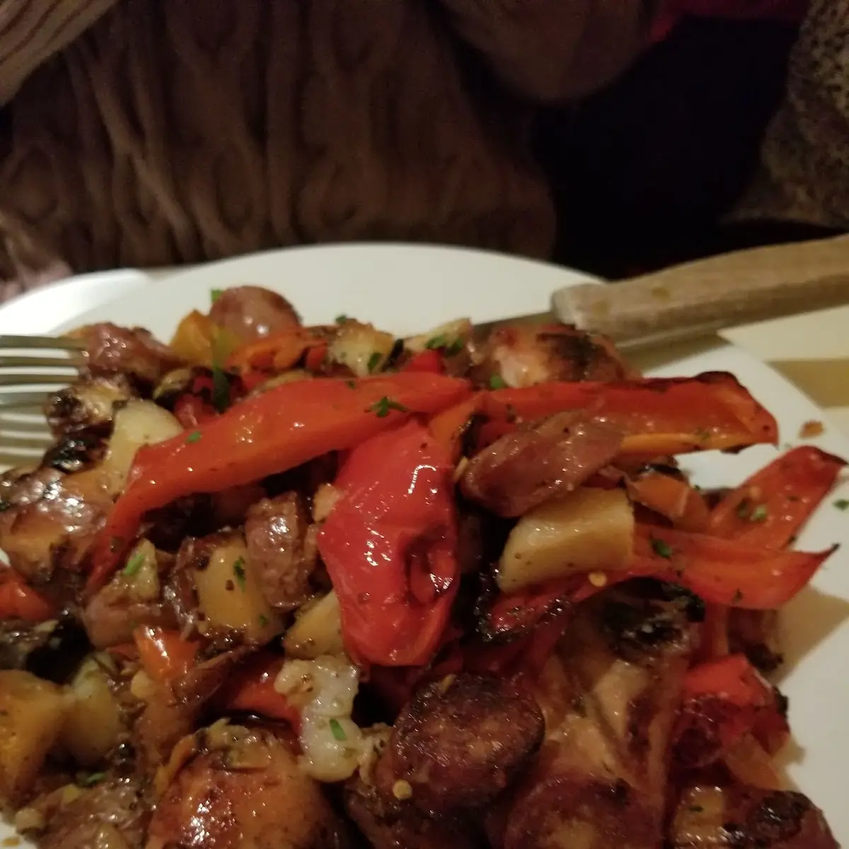 I Think It's the Half Roasted Chicken with Peppers