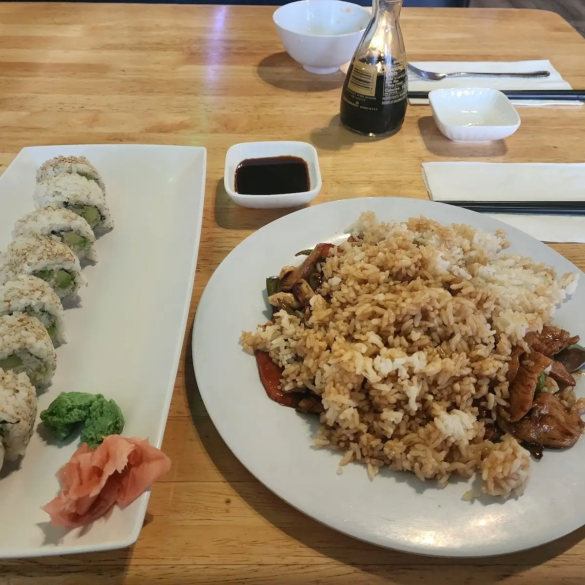 Kung Pao Chicken & California Roll