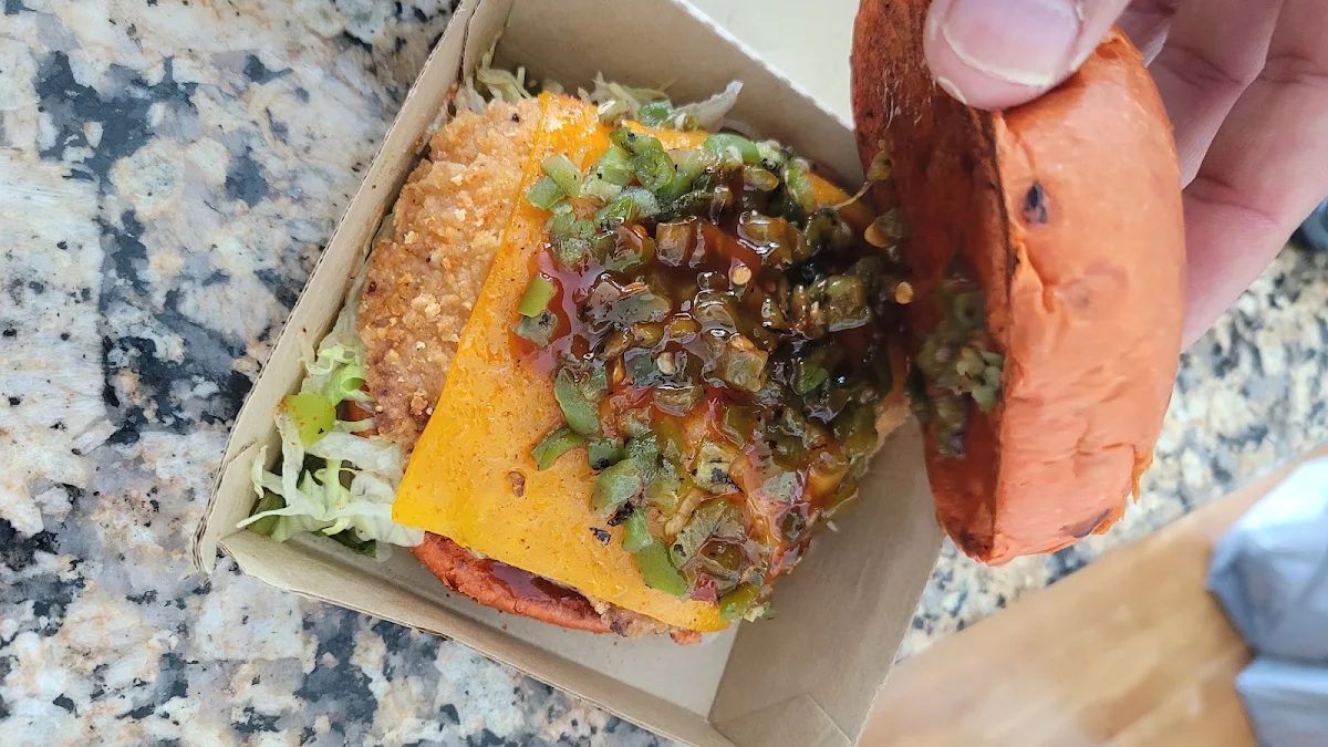 Diablo Dare Chicken Burger