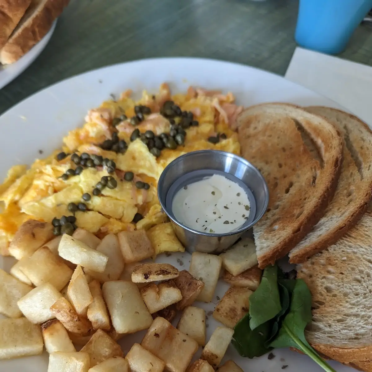 Smoked Salmon Scramble