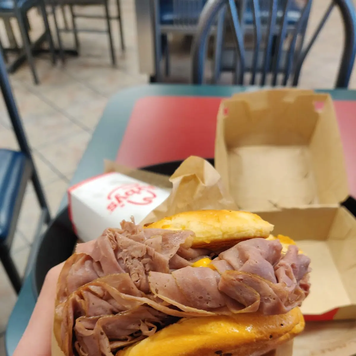 Half Pound Lunch Meat Burger