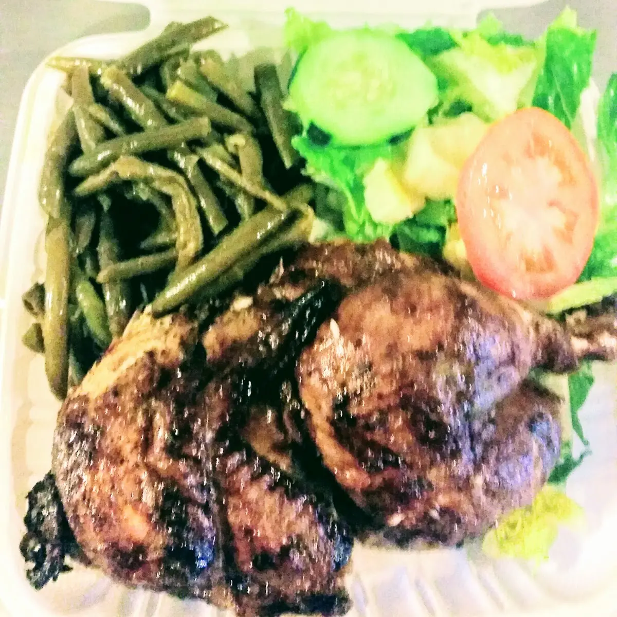 Half Chicken Green Beans