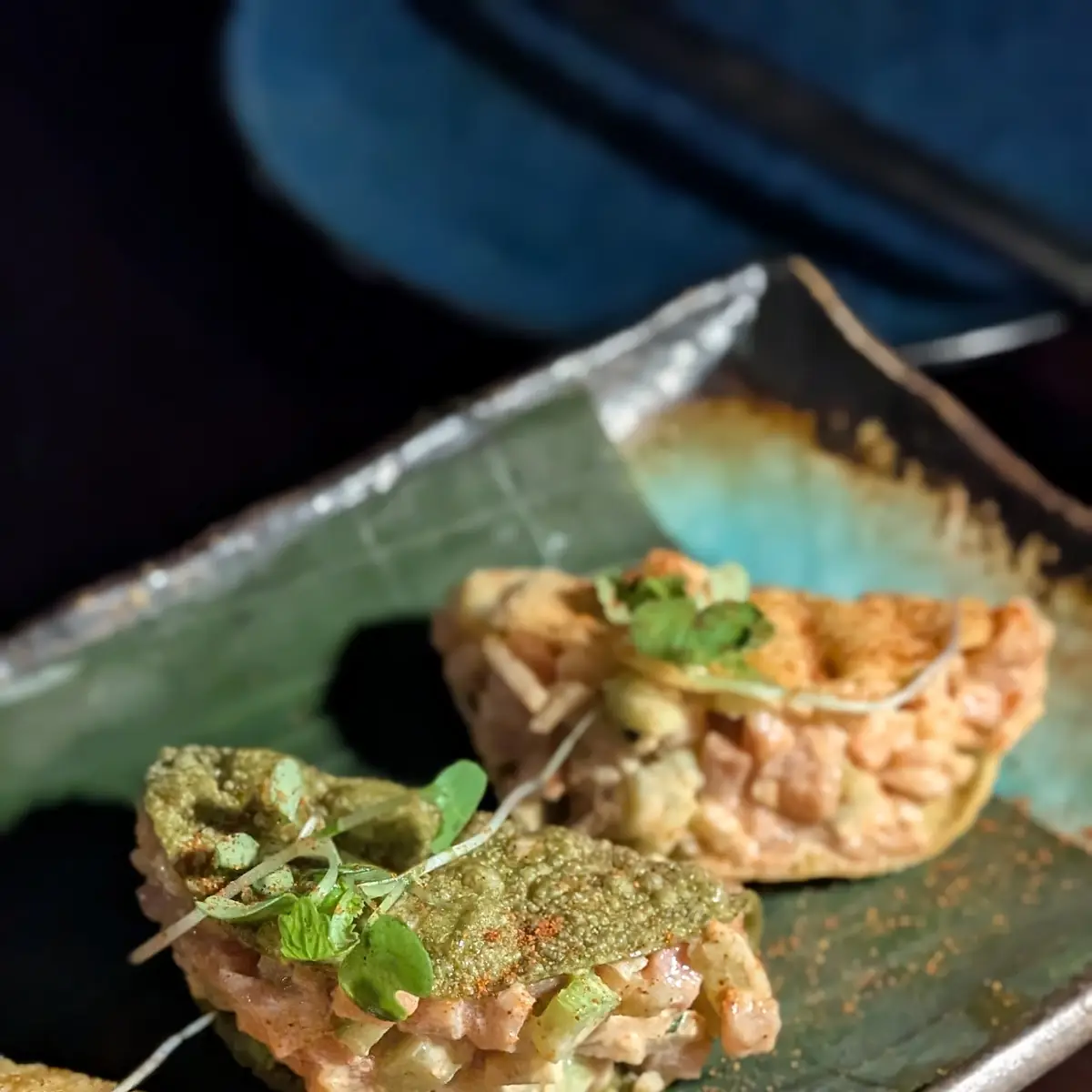 Tuna Poke Mini Tacos