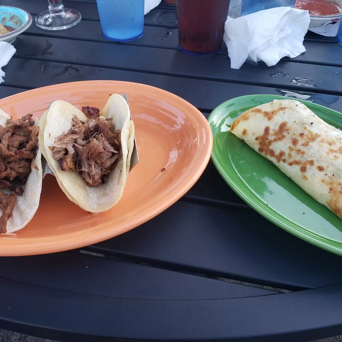 Taco and Chicken Quesadilla