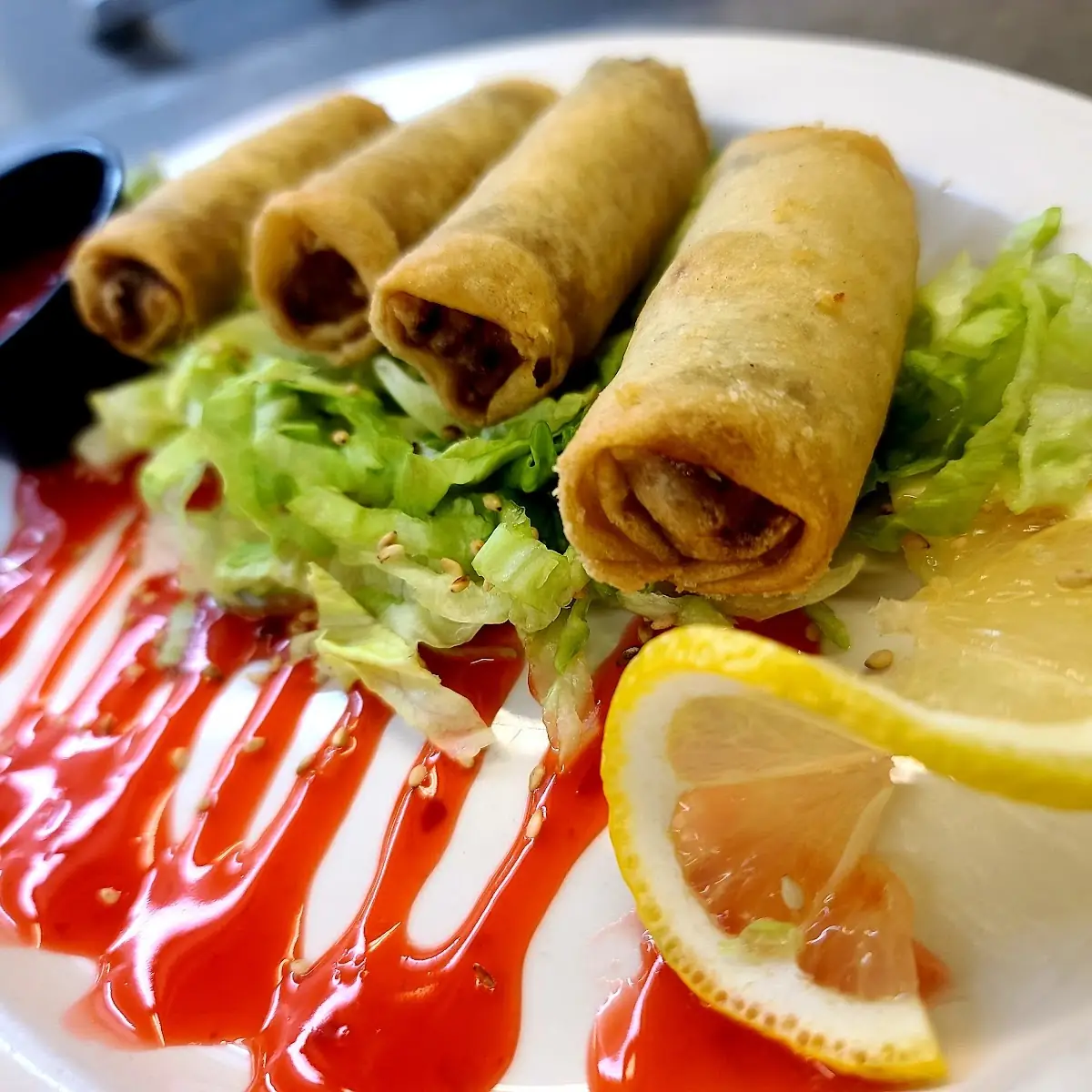 Korean BBQ Spring Rolls