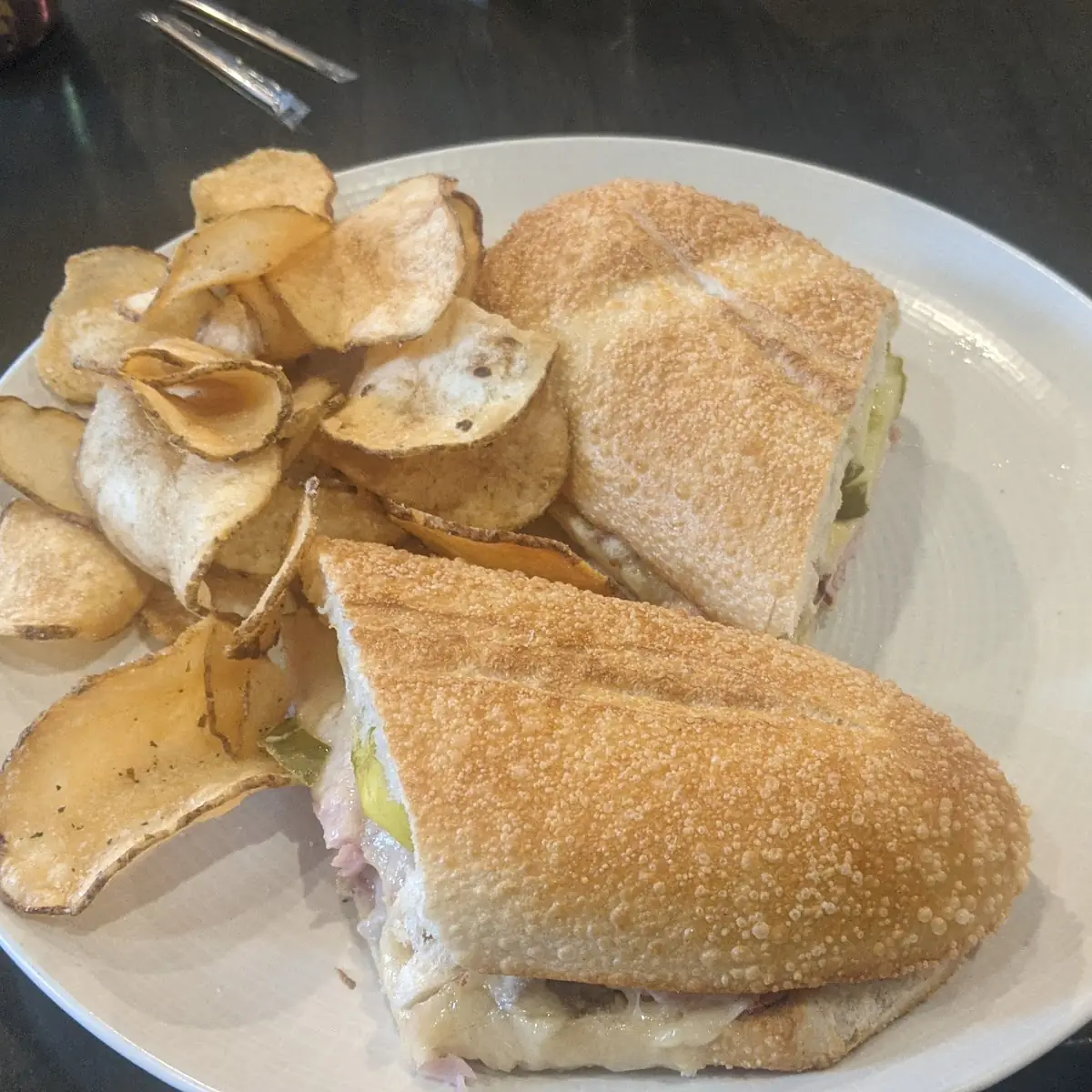 Cuban Sandwich with Chips