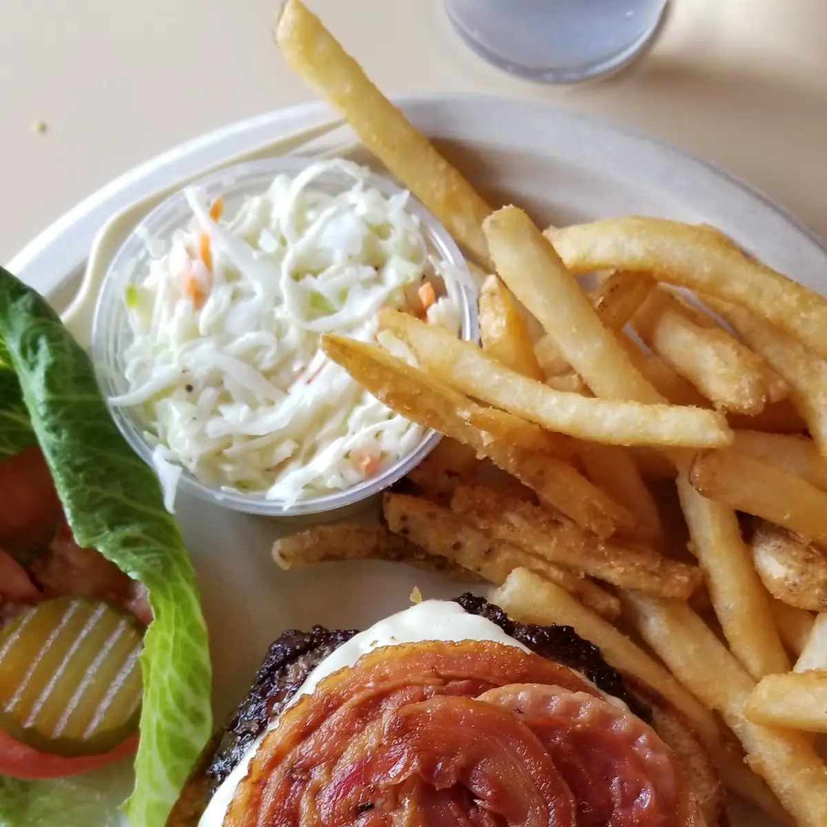 Bacon Cheeseburger Plate