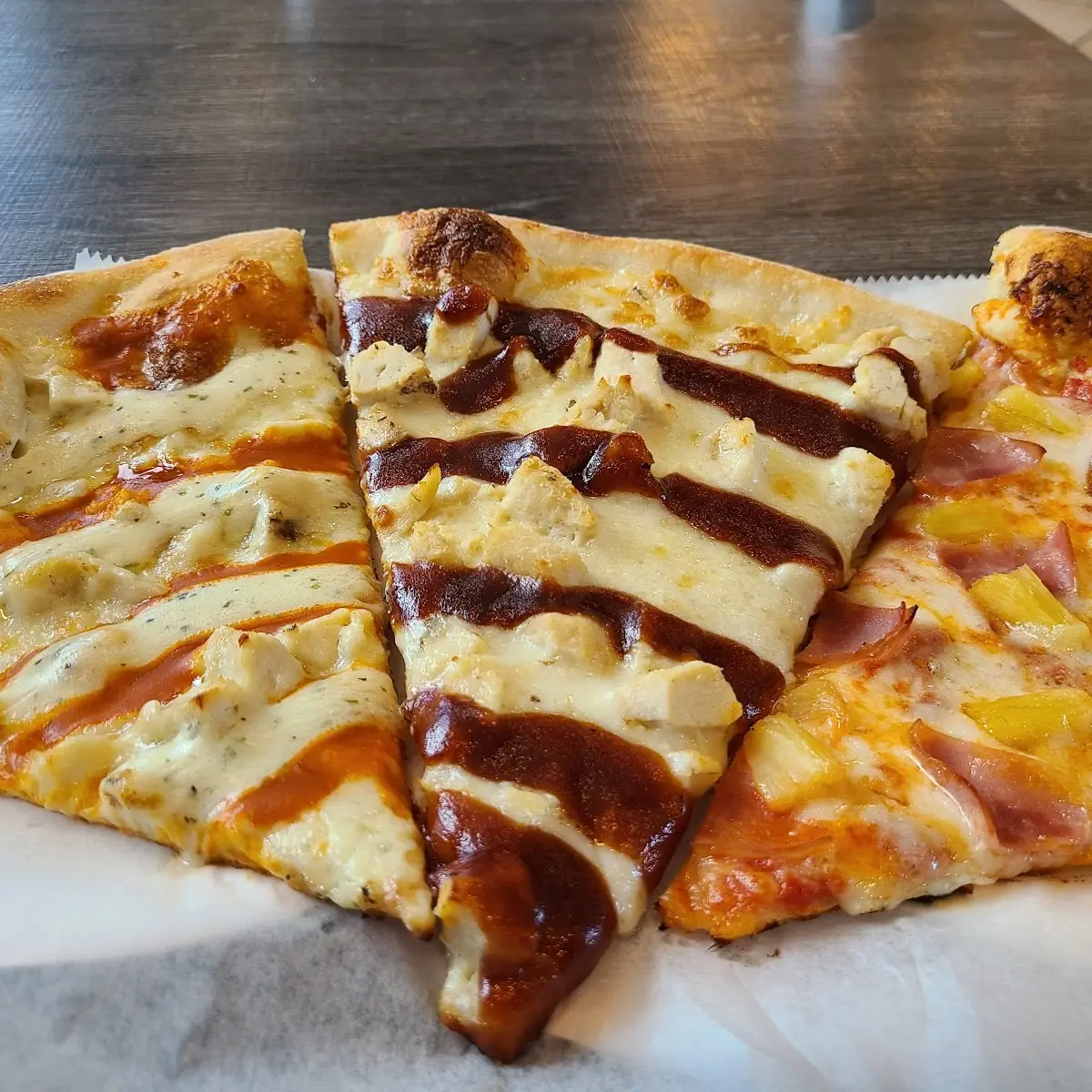 Buffalo Chicken Ranch Pizza Slice