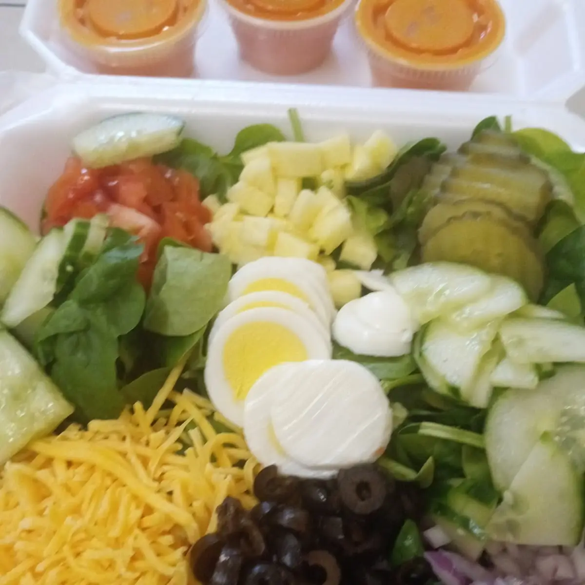 Spinach Salad with All The