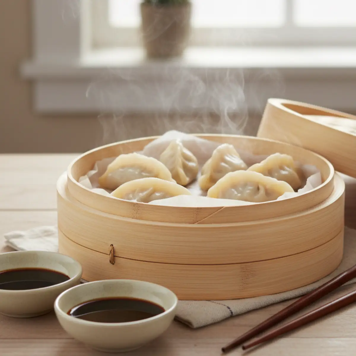 Steam Chicken Dumplings 8