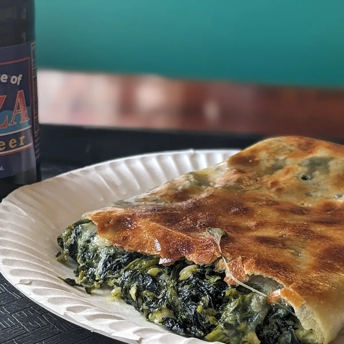 Spinach and Cheese Calzone