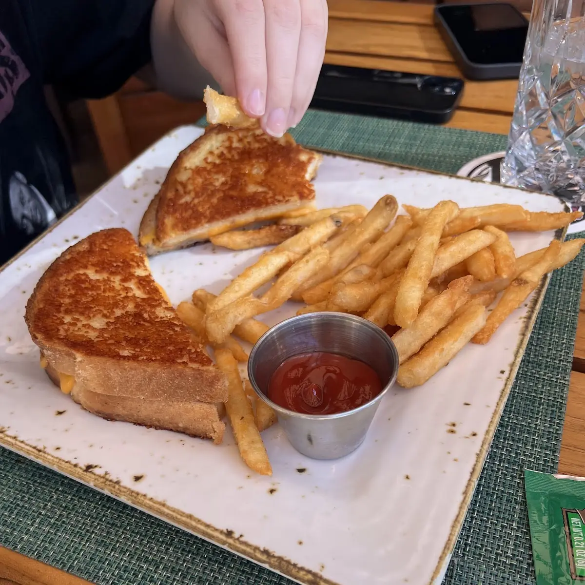 Parmesan-Crusted Grilled Cheese