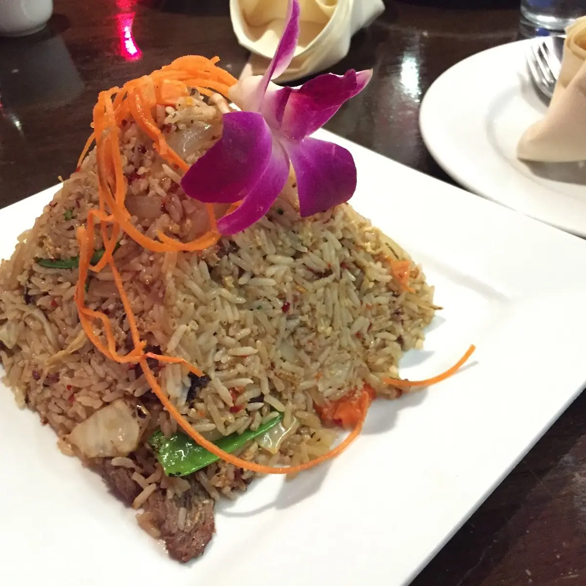 Pineapple Fried Rice with Seafood Medley