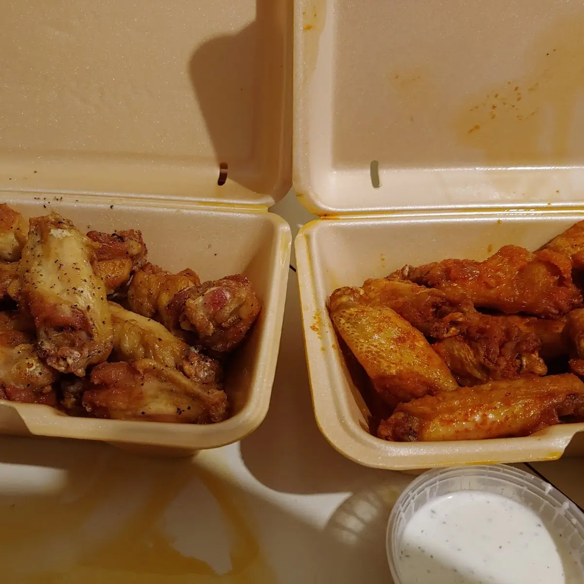 Buffalo Wings and Fries