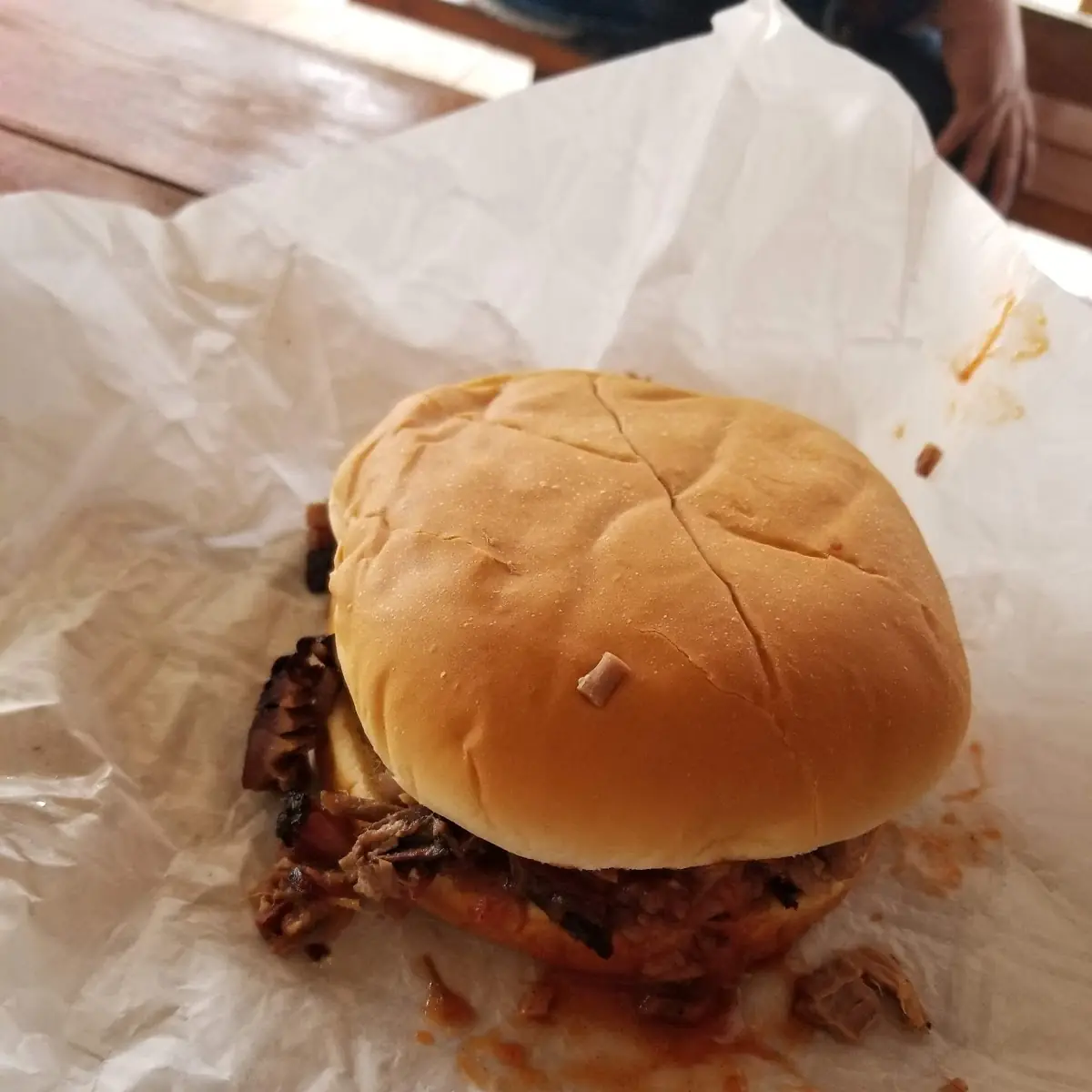 Chopped Brisket Sandwich