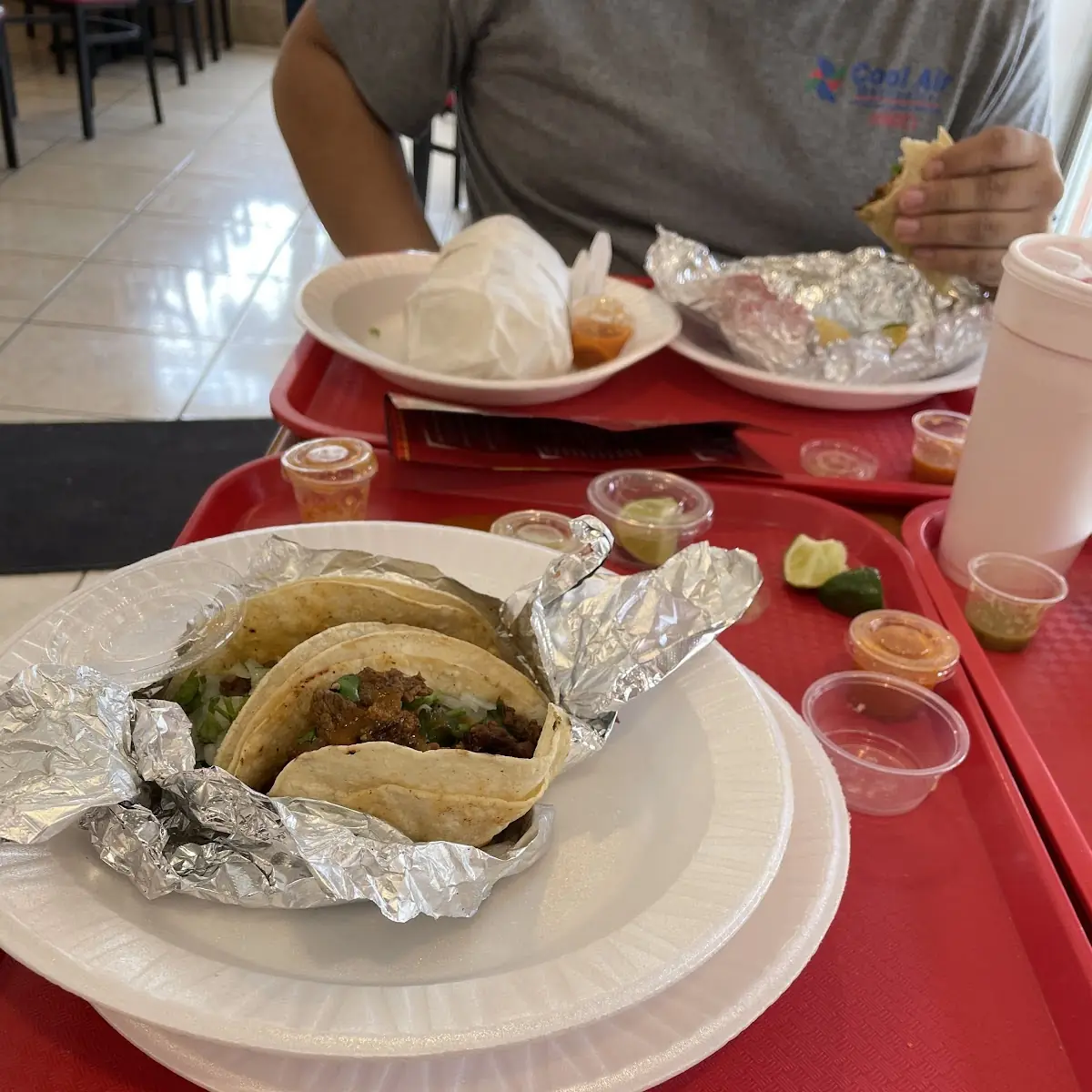 Beef Taco Tongue Taco Cabeza Taco