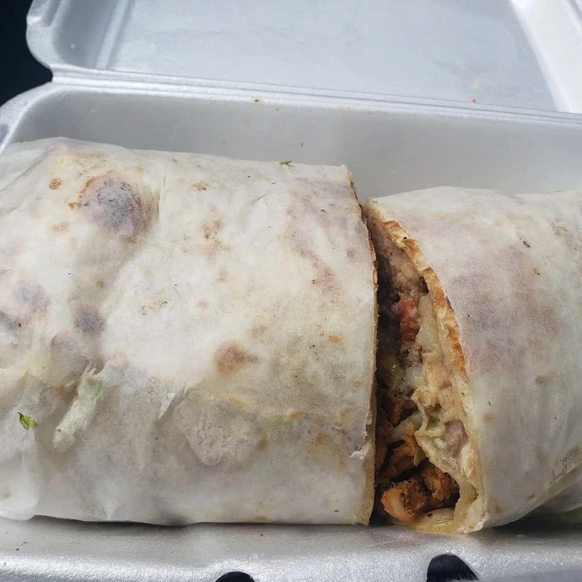 Chicken and Beef Burrito Supreme