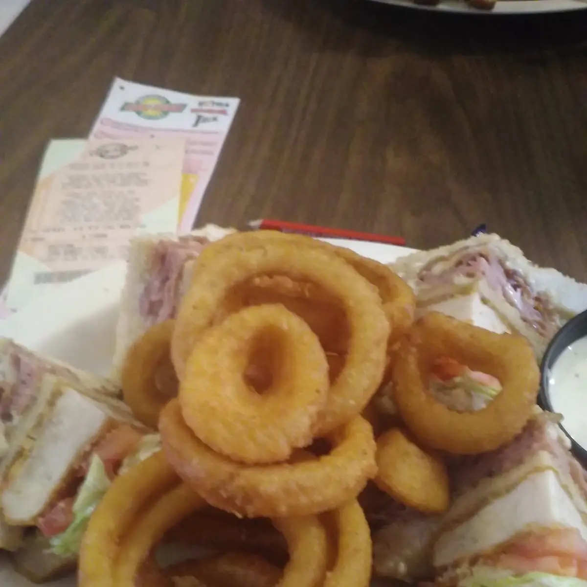 Club with Onion Rings