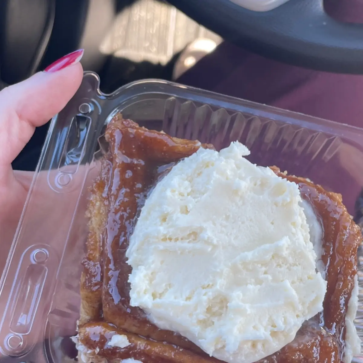 Frosted Cinnamon Roll
