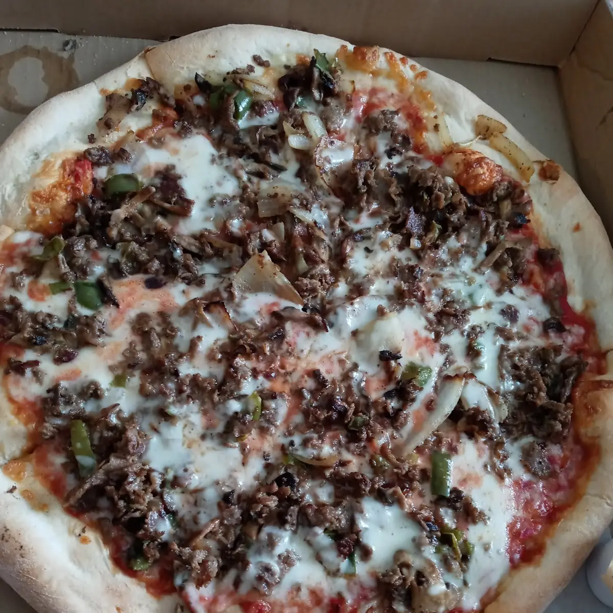 Cheesesteak Pizza