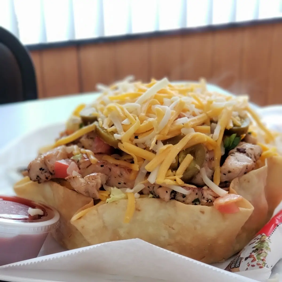 Taco Salad with Grilled Chicken