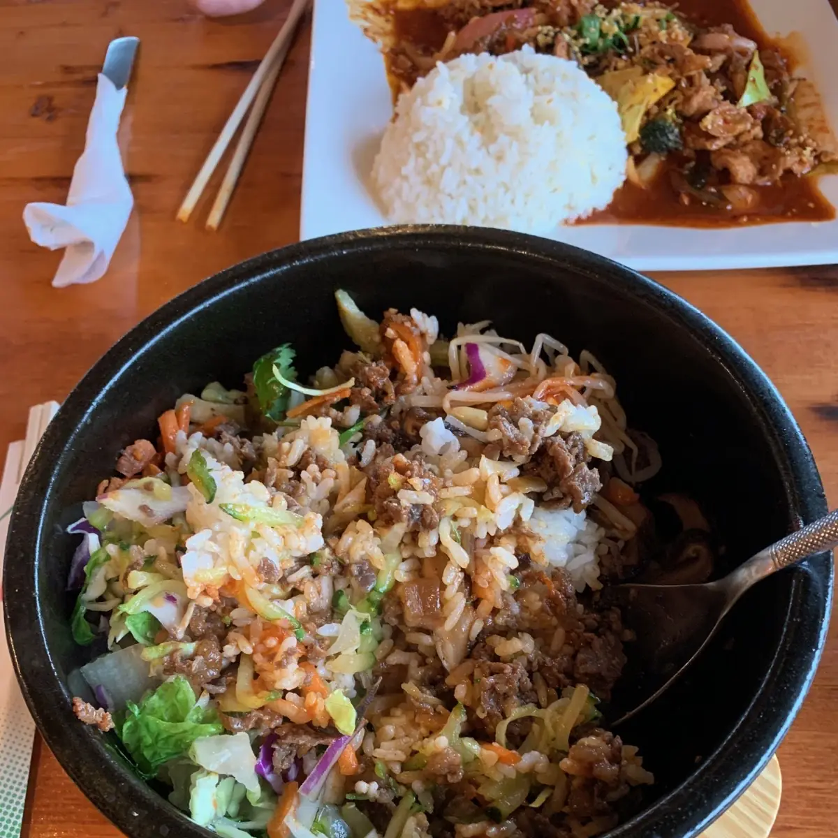 Beef Bulgogi and Bimimbap