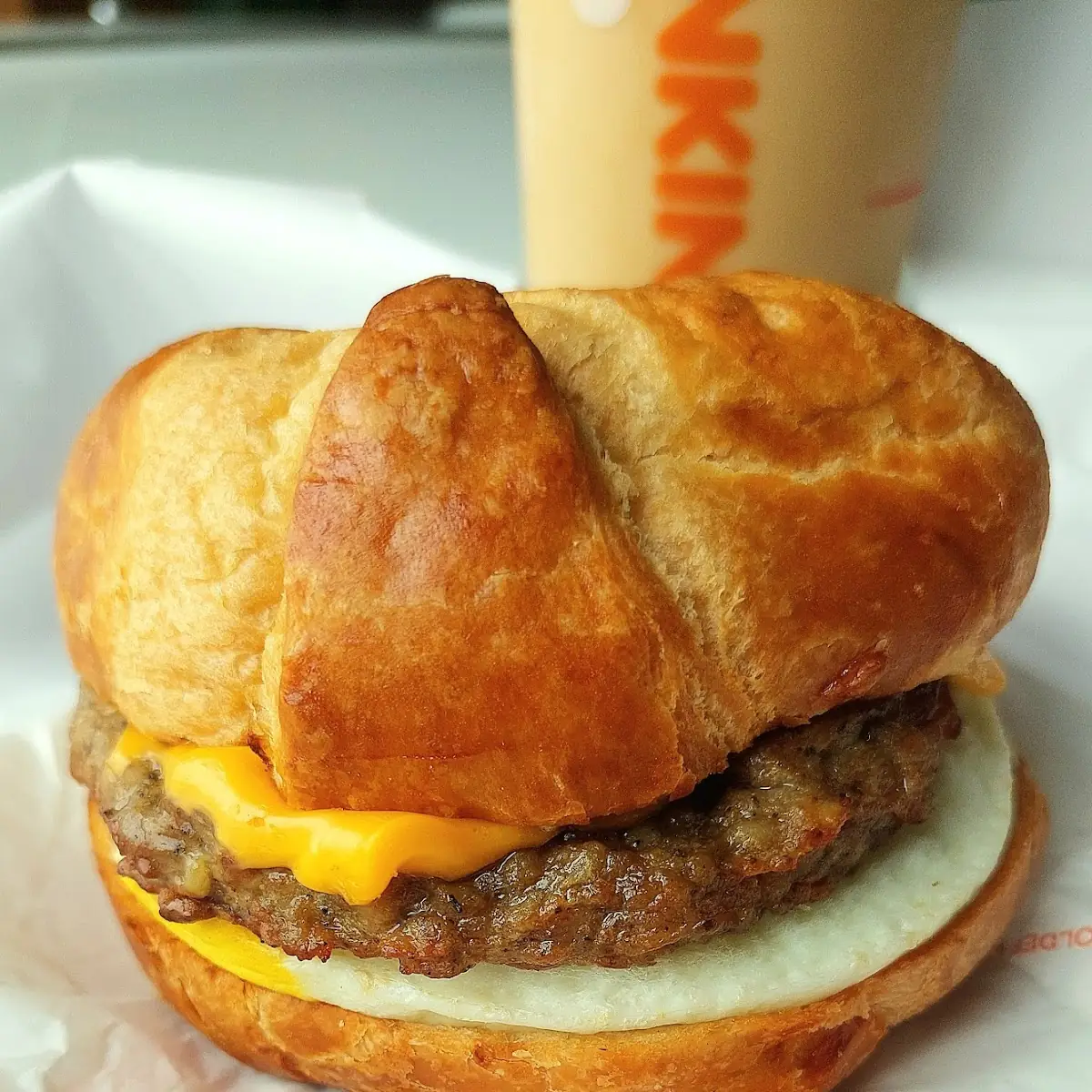Sausage Egg and Cheese Croissant