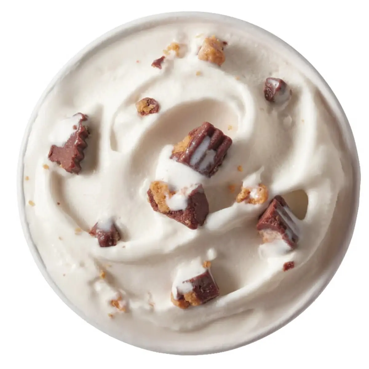 Turtle Pecan Cluster Blizzard Treat