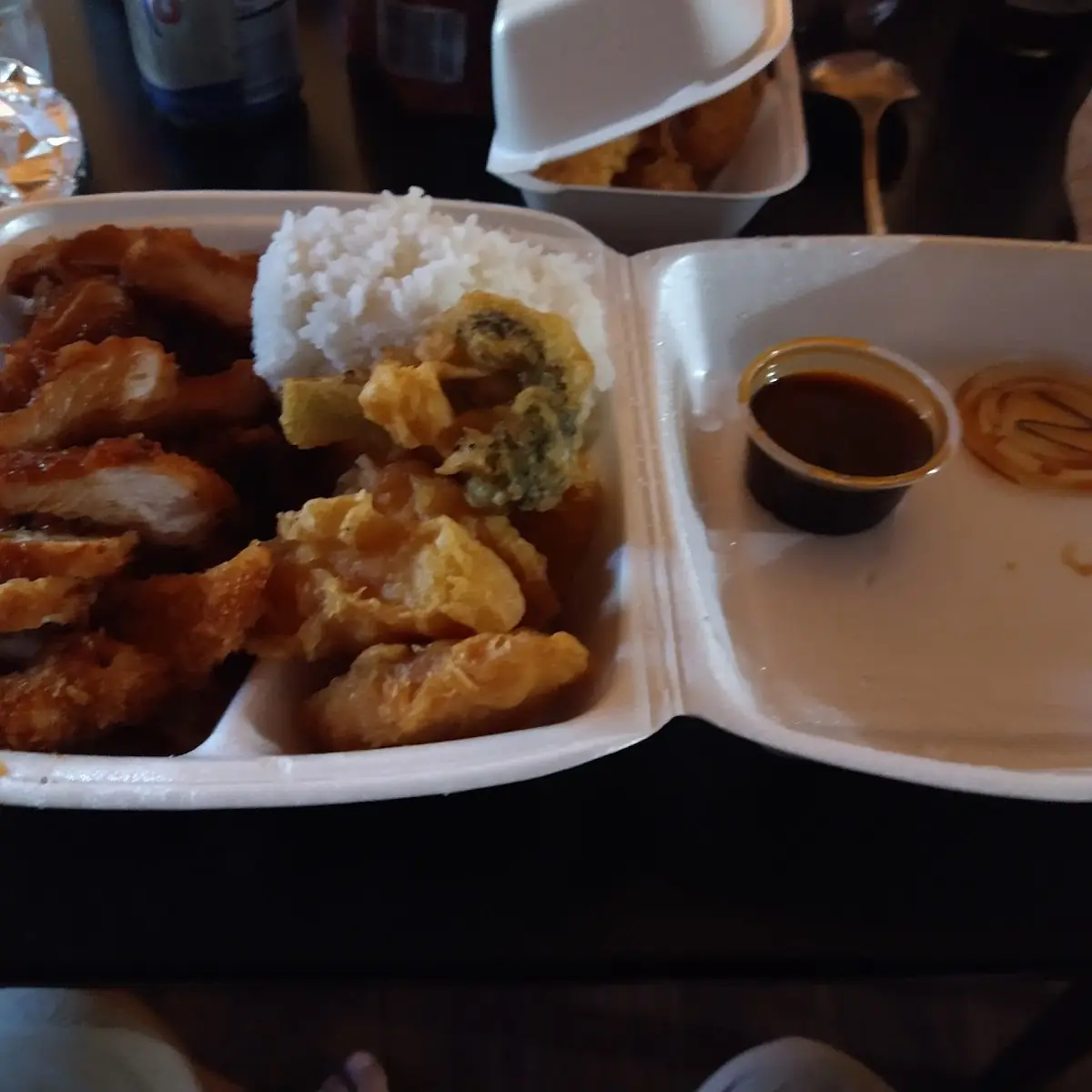 Crispy Chicken w Tempura Veggies