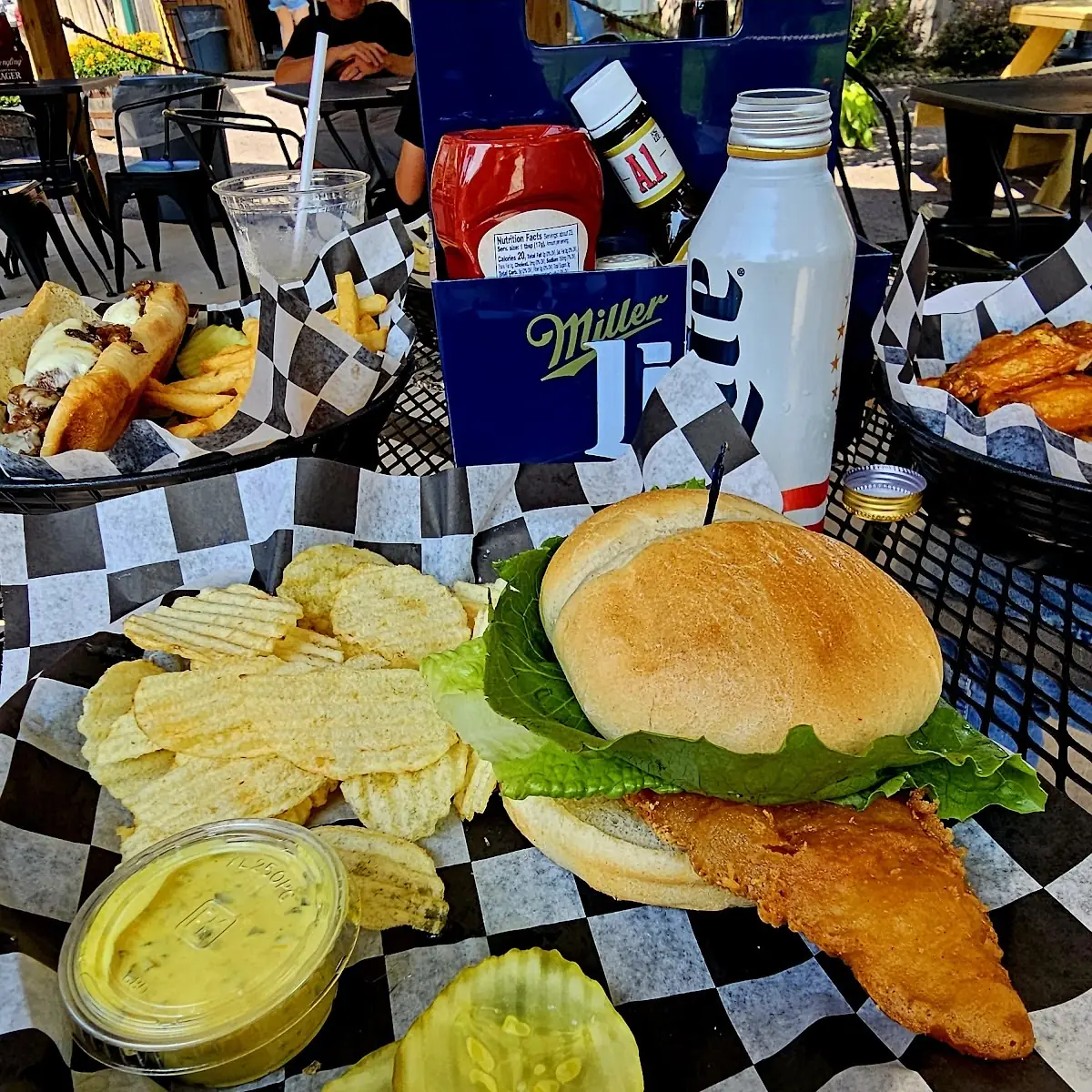 Batter Dipped Fish Sandwich