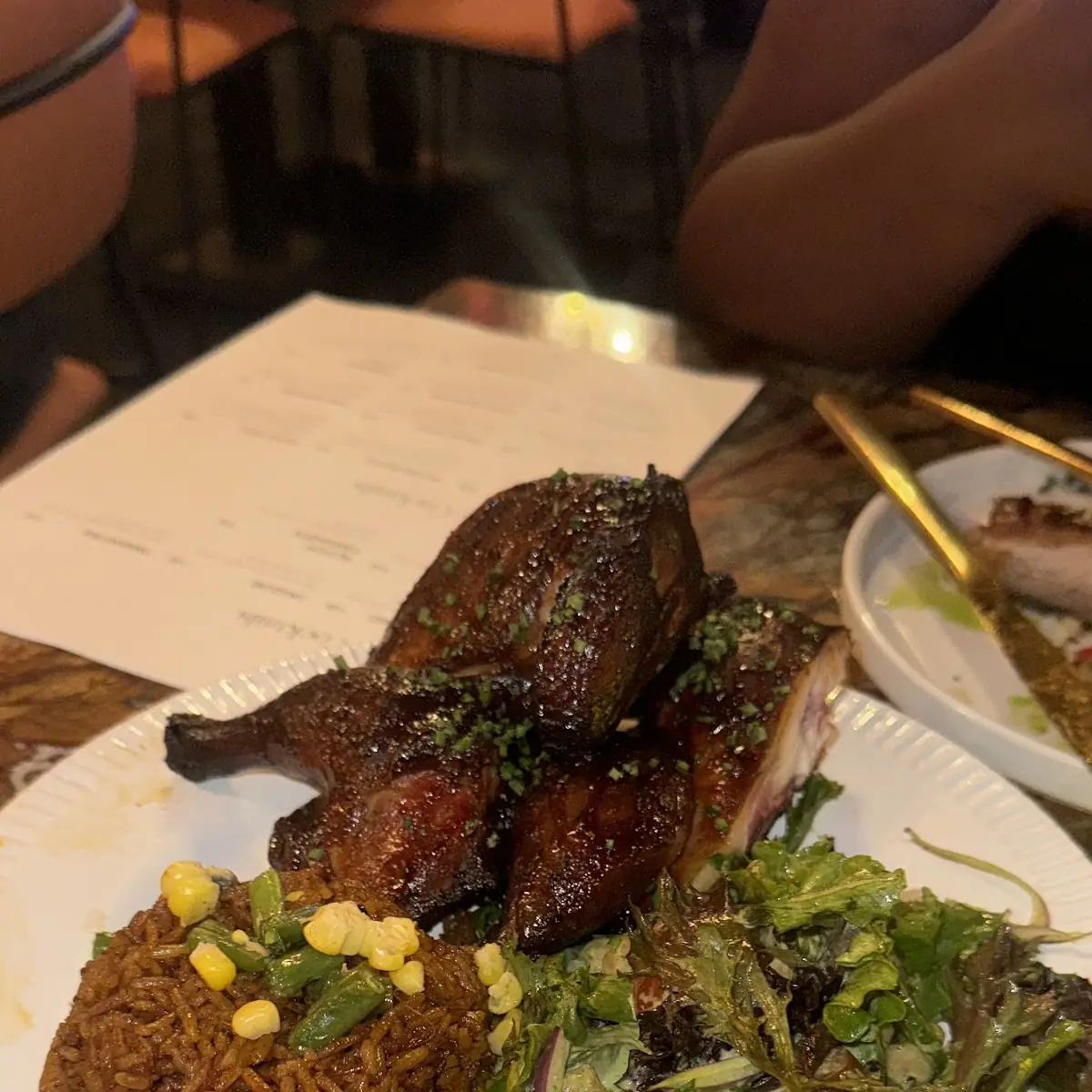 Berbere Glazed Cornish Hen