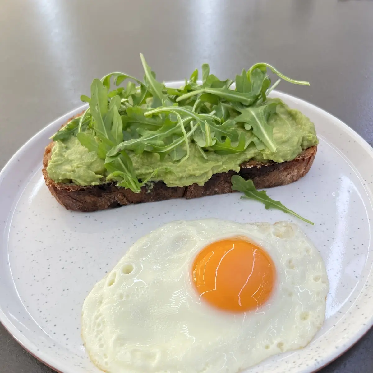 Avocado Toast with Sunny Side Up Egg