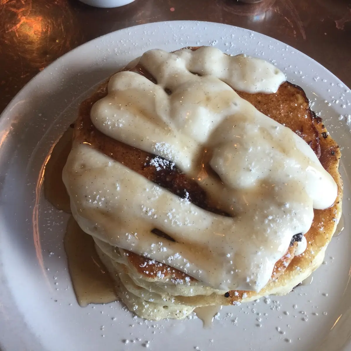 Cinnamon Roll Pancakes