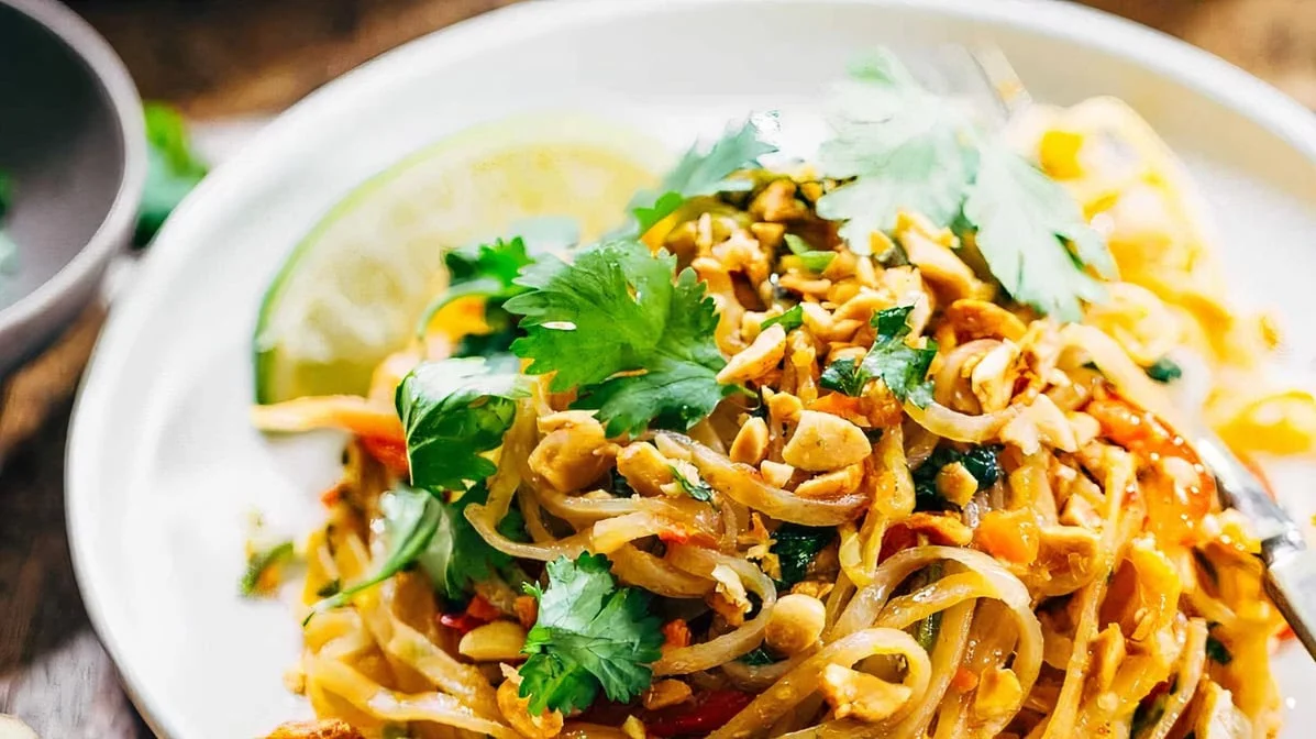 Thai Rice Noodles Phadthai Vegetarian