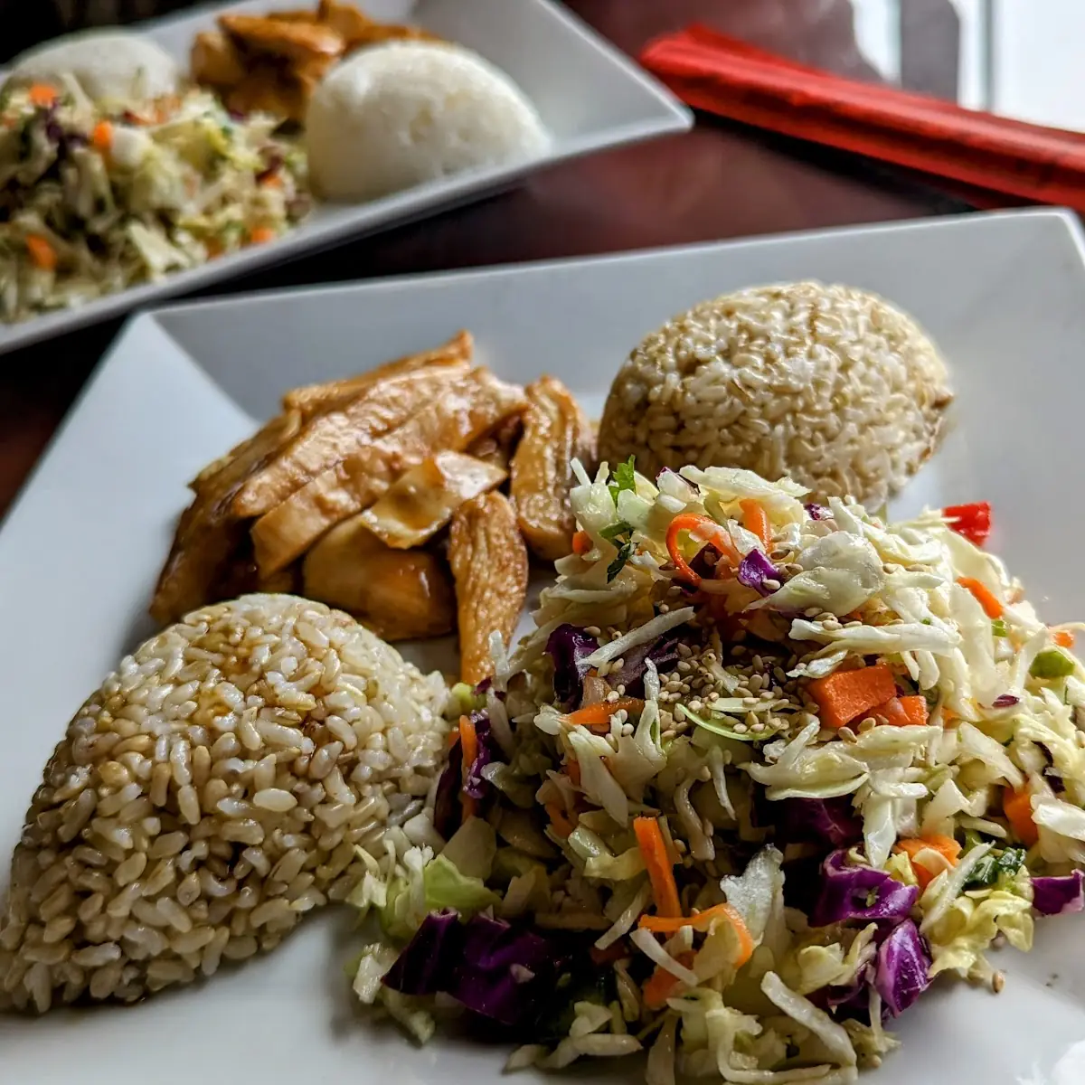 Chicken Breast Teriyaki with Brown Rice