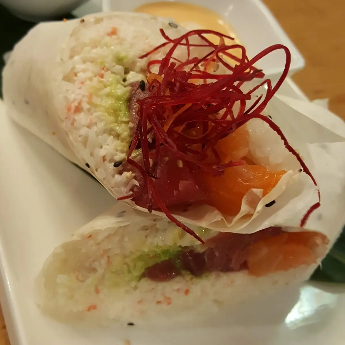 Crab Roll with Soy Paper Kids