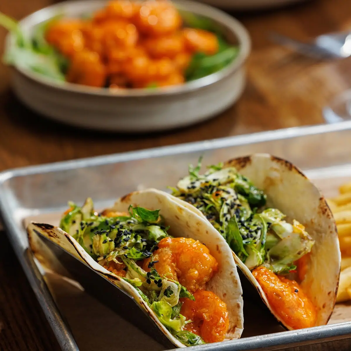 Dynamite Shrimp Tacos