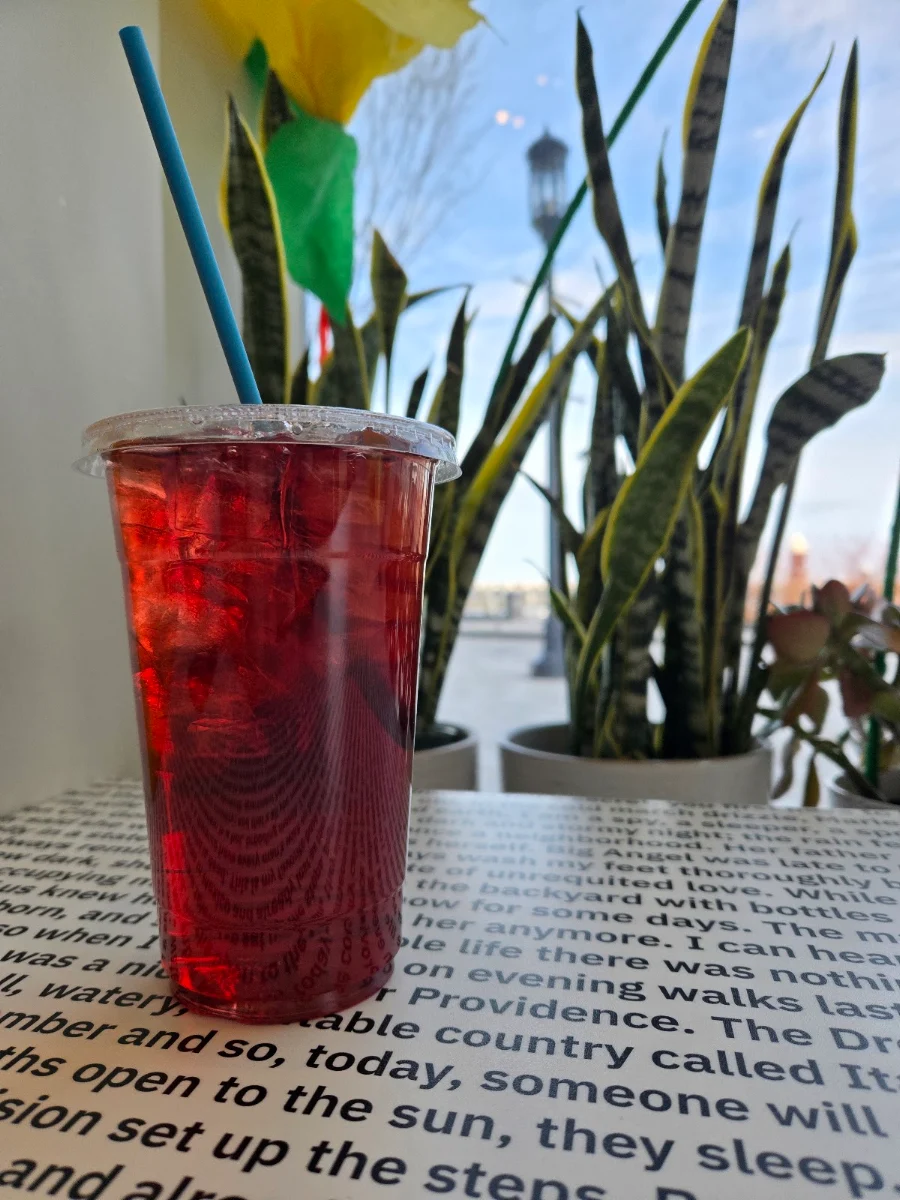Iced Blood Orange Hibiscus Tea