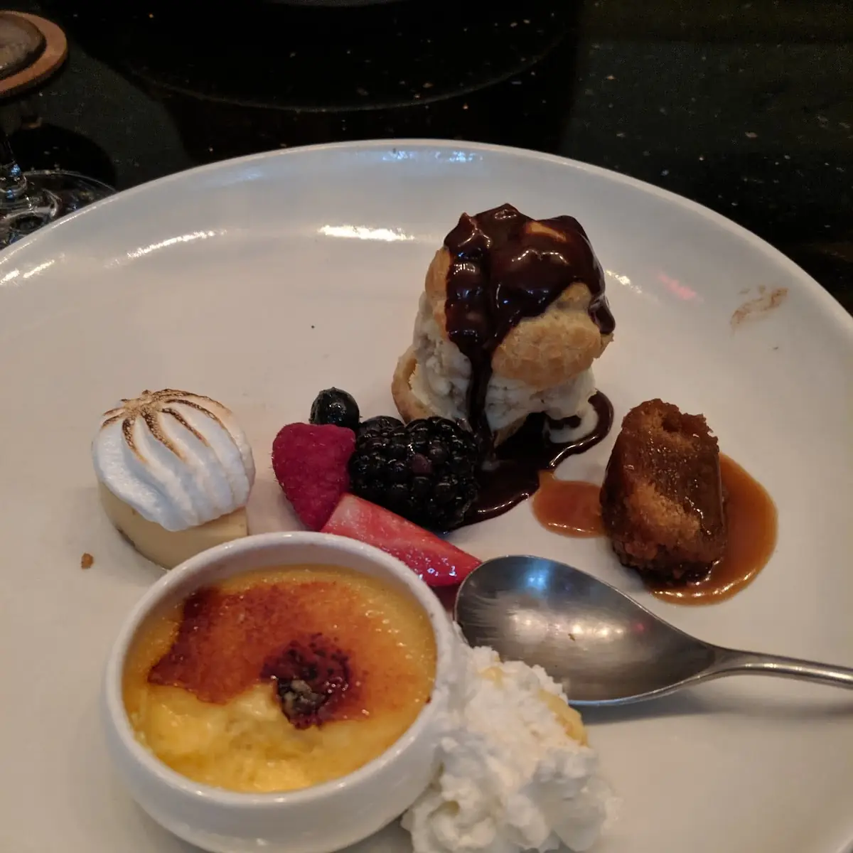Guava Raspberry Crème Brulee