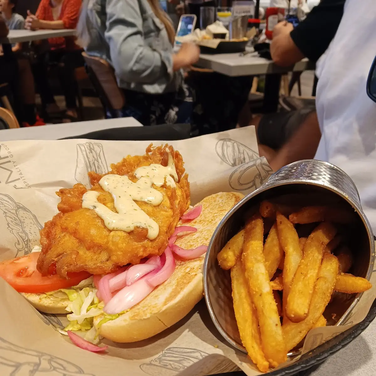 Fried Haddock Sandwich