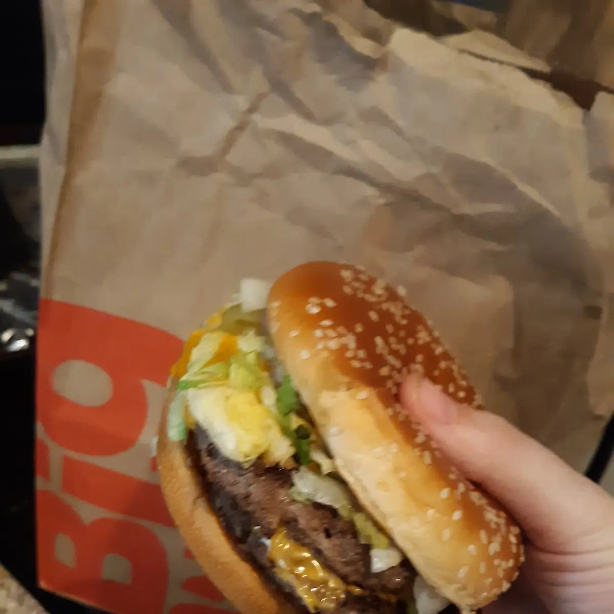 Double Quarter Pounder Deluxe Cheeseburger
