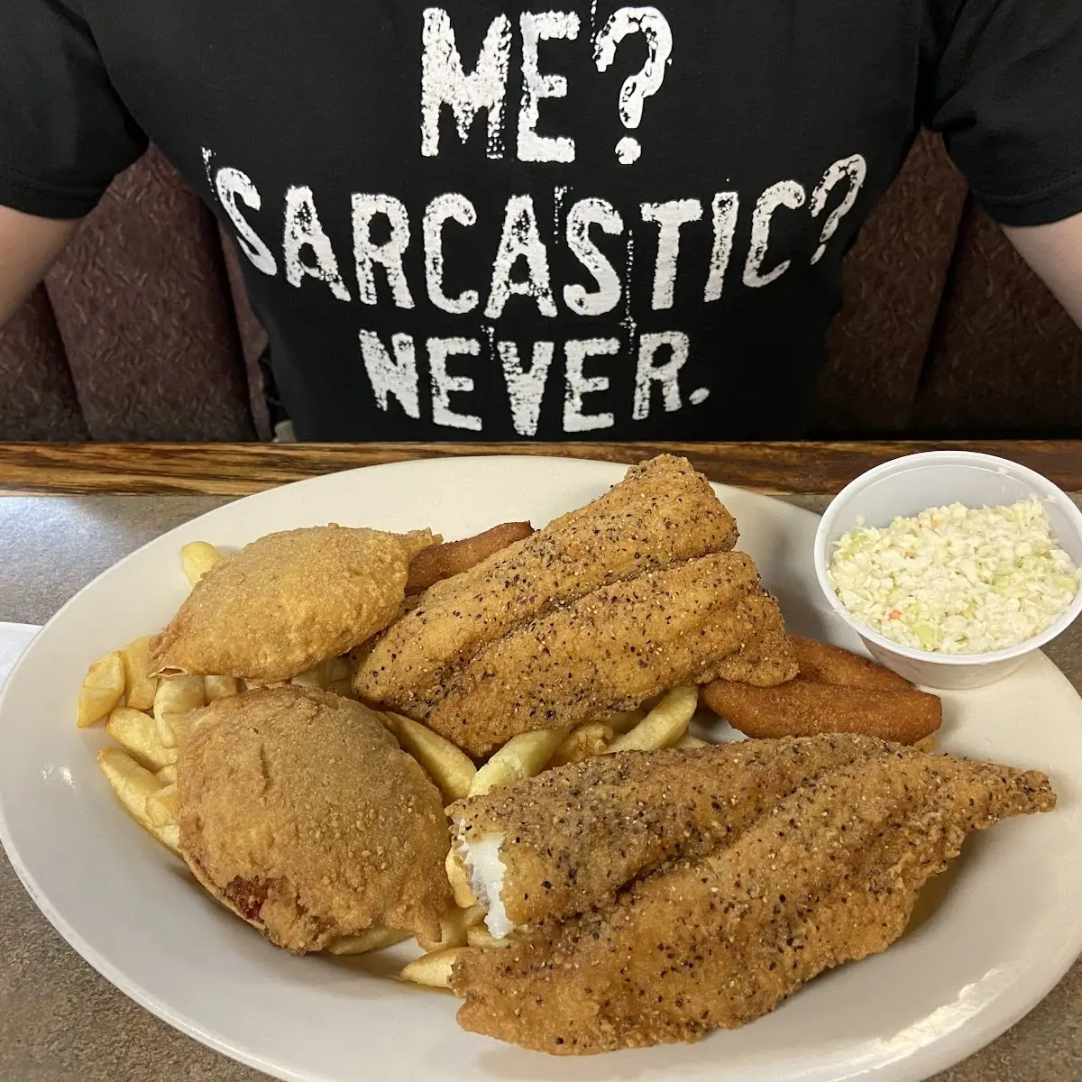 Salt & Pepper Catfish Plate
