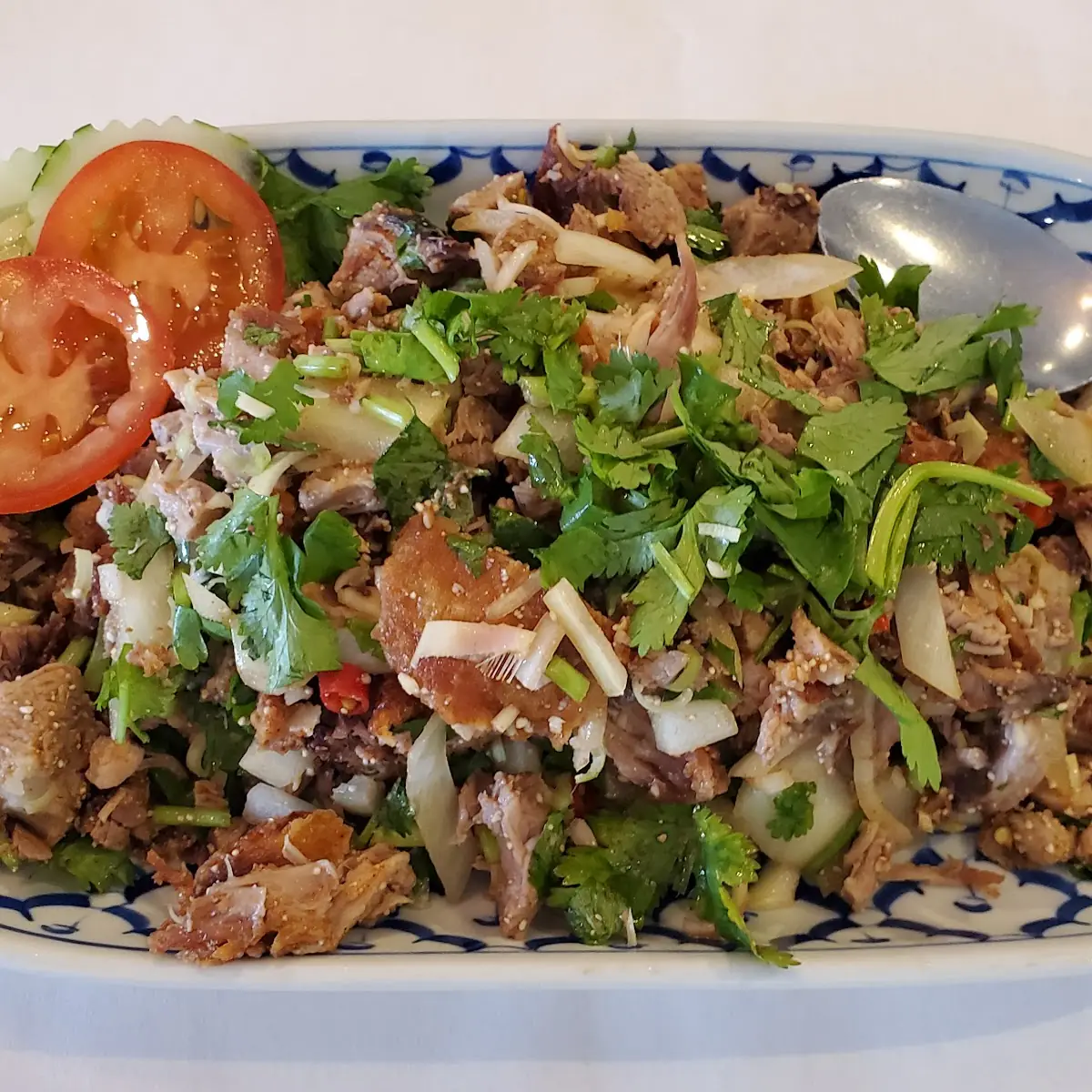 Larb Crispy Duck