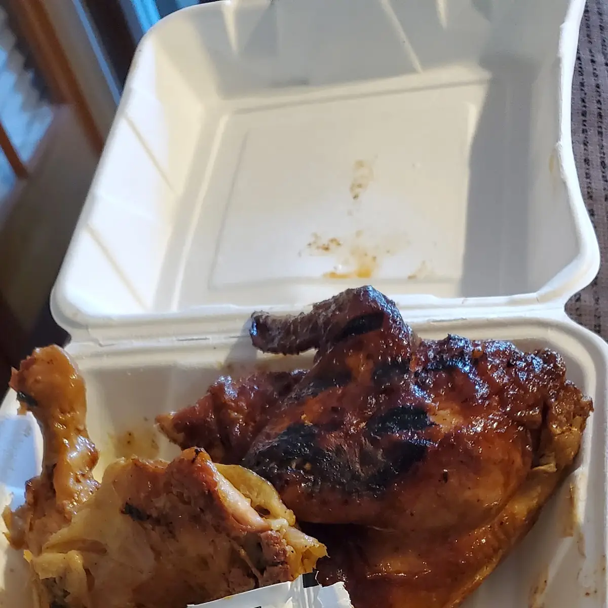 Turkey Leg Baked Potato