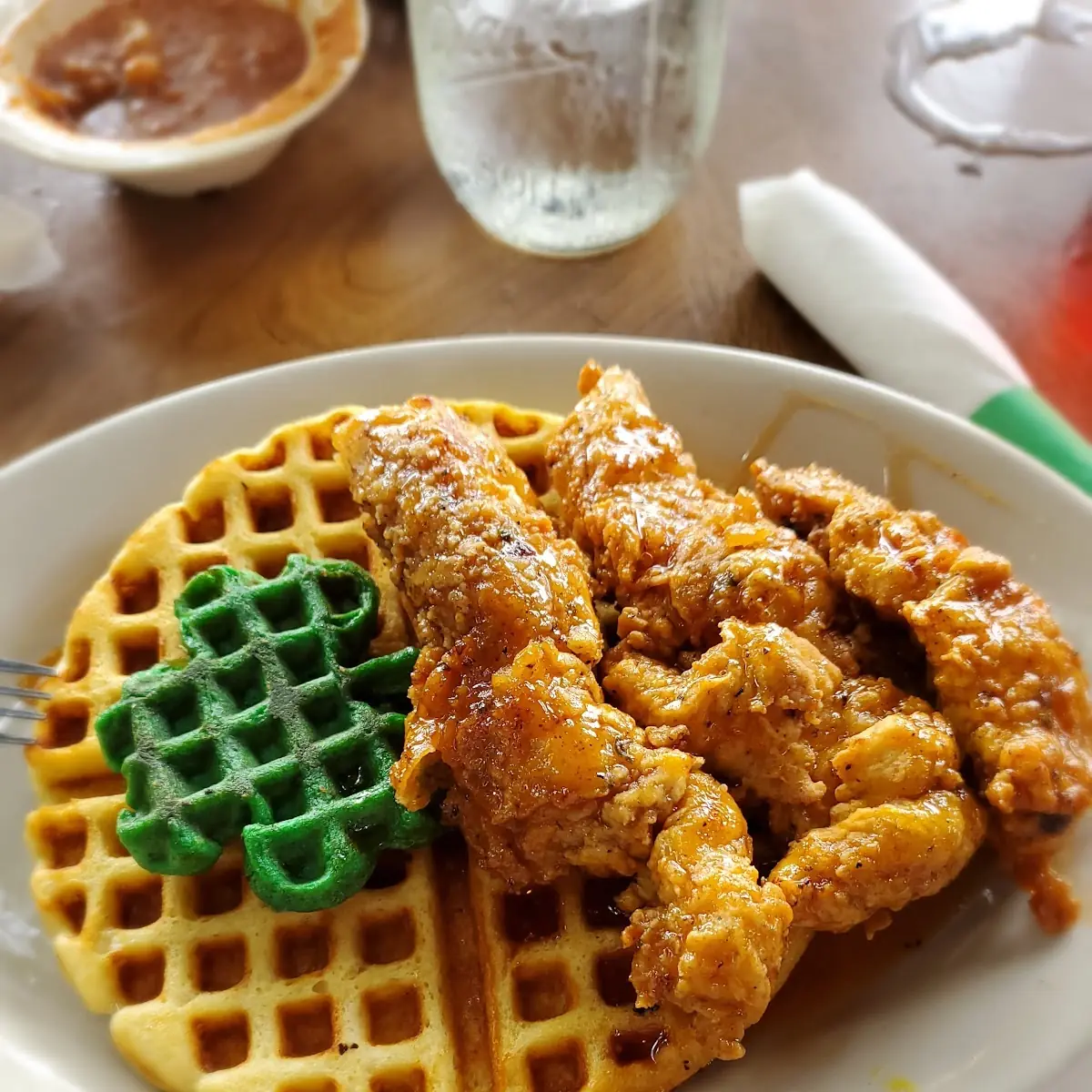 Heather's Lucky Chicken & Waffles