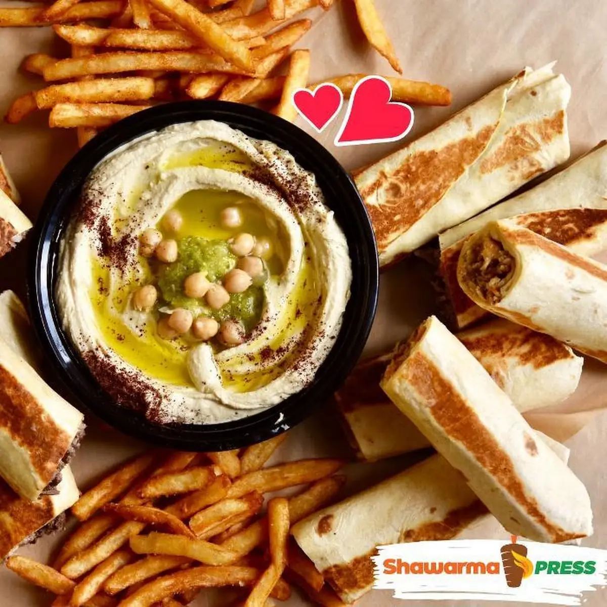 Hummus & 1 Pita Bread