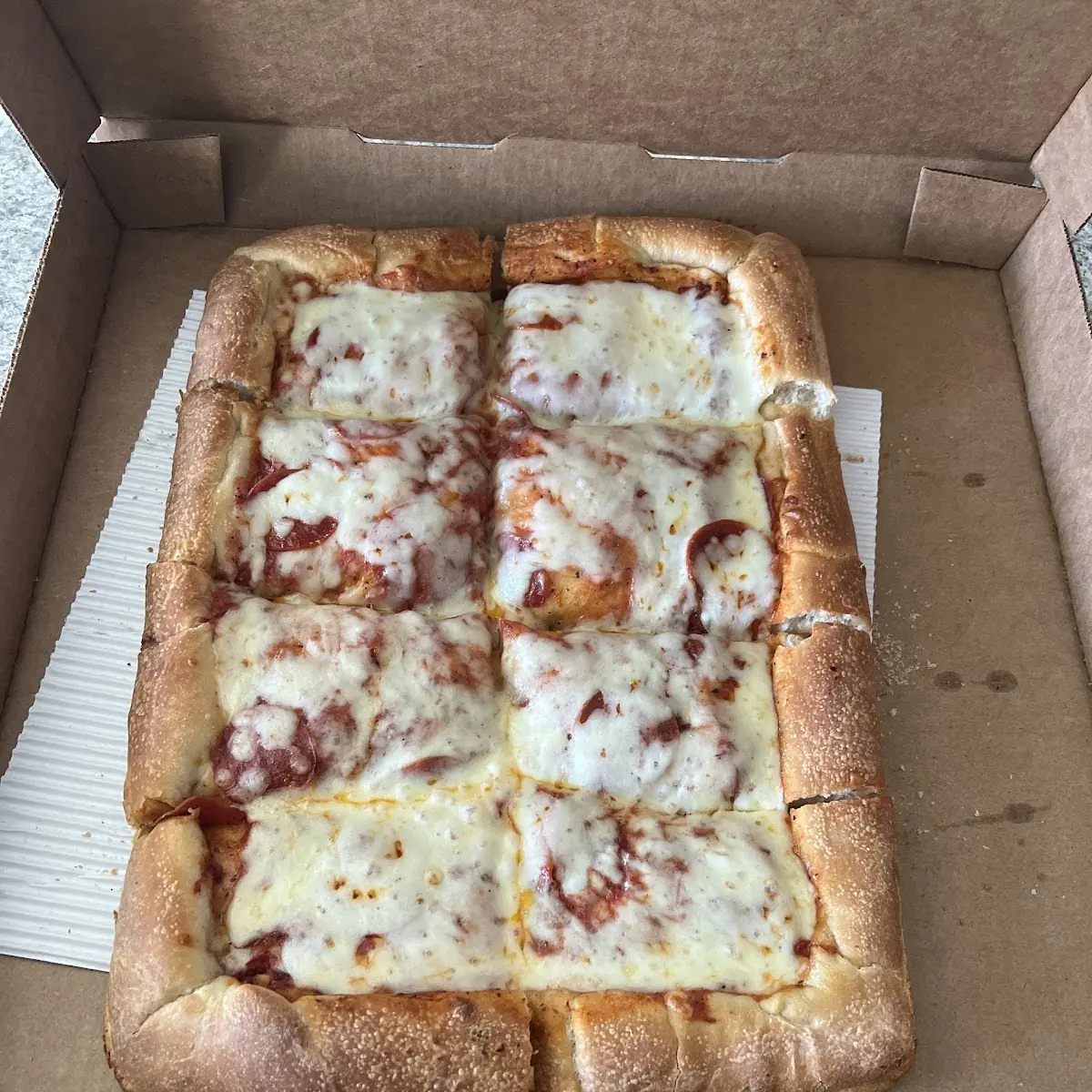 Sicilian Cheese Pizza