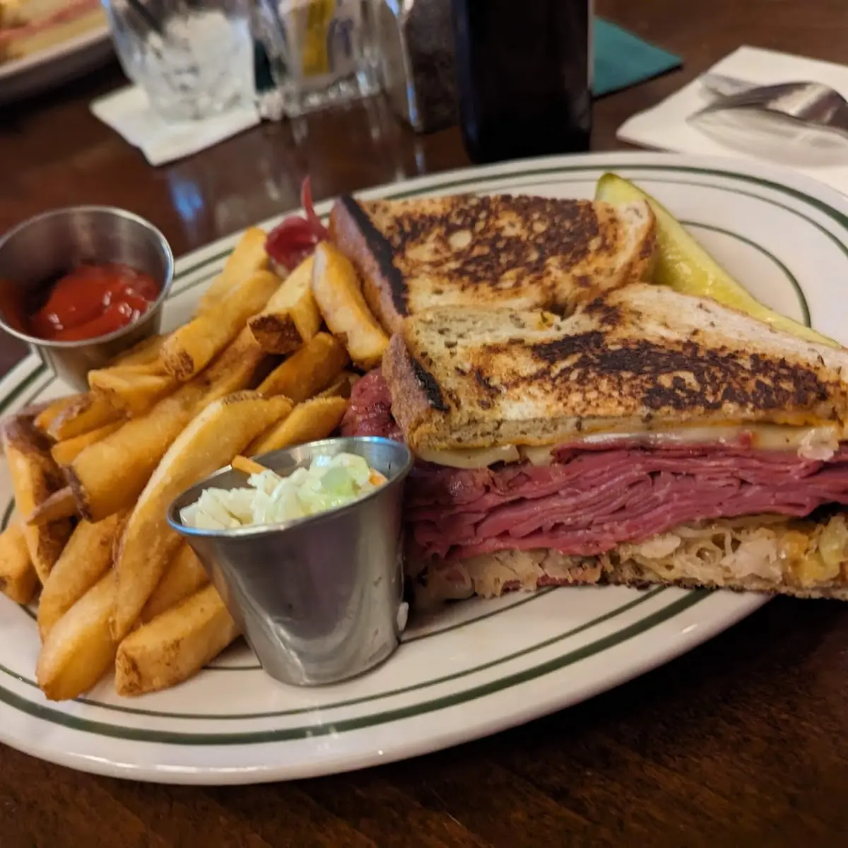 Hot Corned Beef Sandwich