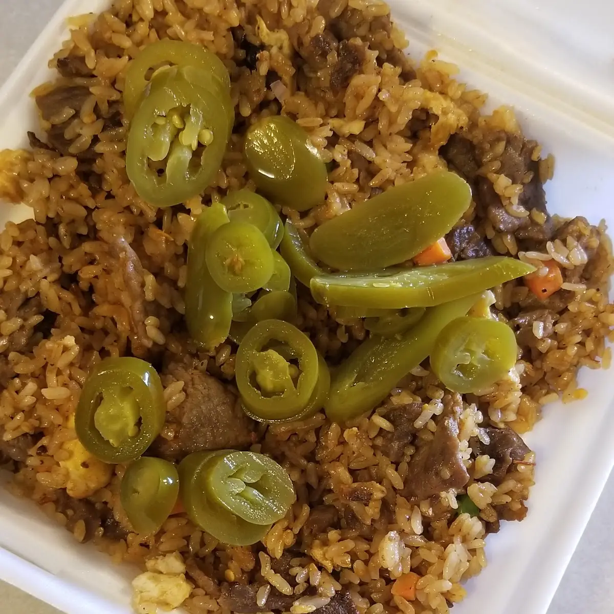Spicy Beef Fried Rice