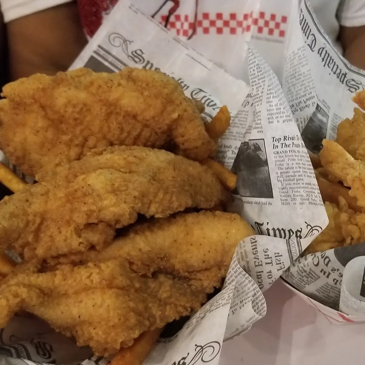 Fried Catfish Fried Shrimp